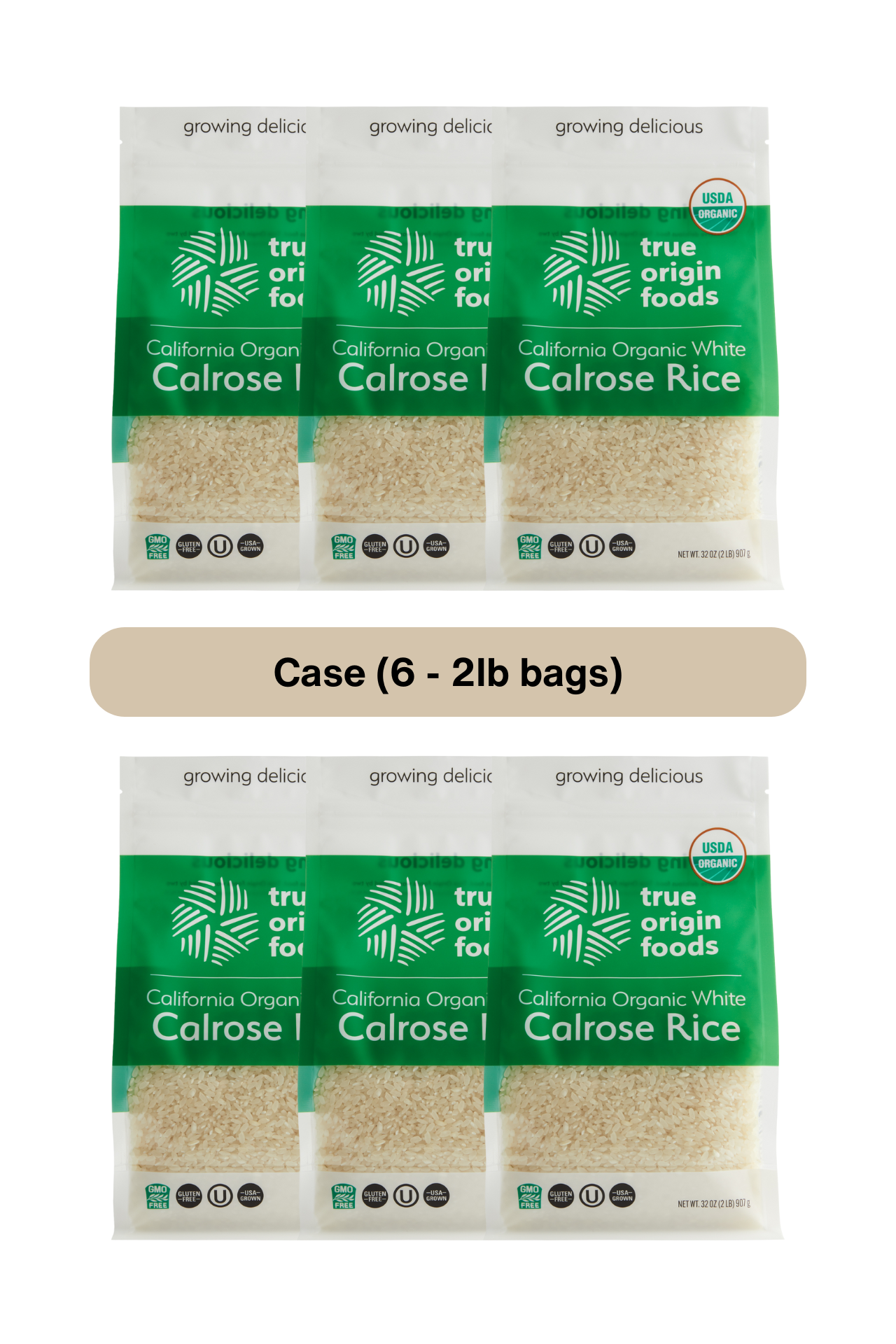 Organic White Calrose Rice