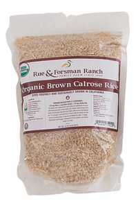 Organic Brown Calrose Rice - 25 lb. Bag