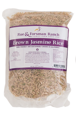 Brown Jasmine Rice - 25 lb. Bag