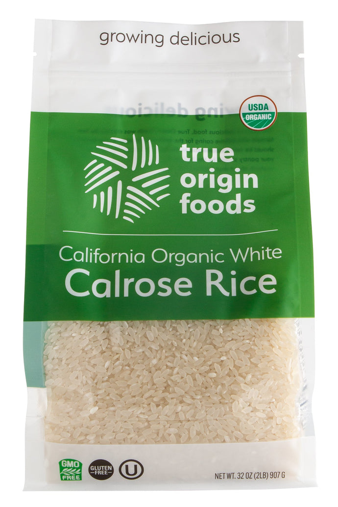 Organic White Calrose Rice - 25 lb. bag