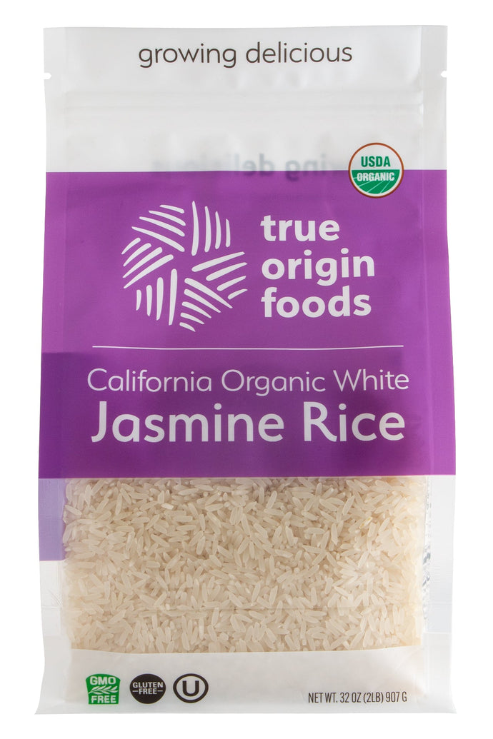 California Organic White Jasmine Rice - 25 lb. bag